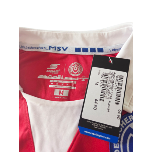 Capelli Sport Original Retro-Vintage-Fußballtrikot MSV Duisburg 2017/18 Capelli Sport Original Retro-Vintage-Fußballtrikot MSV Duisburg 2017/18