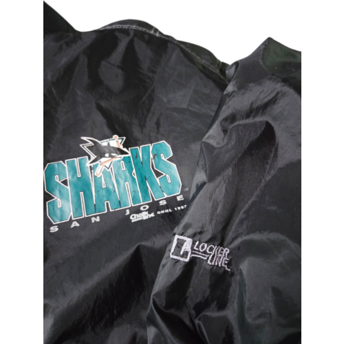 Chalk Line Original Chalk Line/ Locker Line NHL Vintage Jacke San Jose Sharks 1993 Chalk Line Original Chalk Line/ Locker Line NHL Vintage Jacke San Jose Sharks 1993