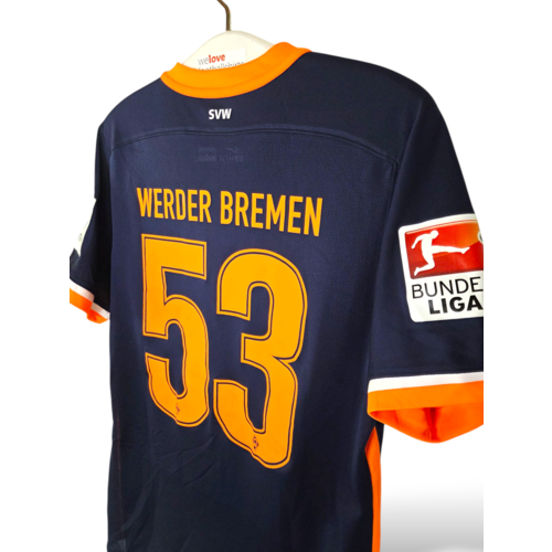 Nike Original Nike Matchworn Fußballtrikot Werder Bremen 2015/16