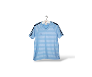 Greve Boldklub Retro Home Jersey Hummel Blue Shirt Size 2XL Vintage