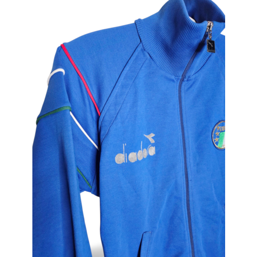 Diadora Original Diadora Vintage-Fußballjacke Italien Weltmeisterschaft 1986
