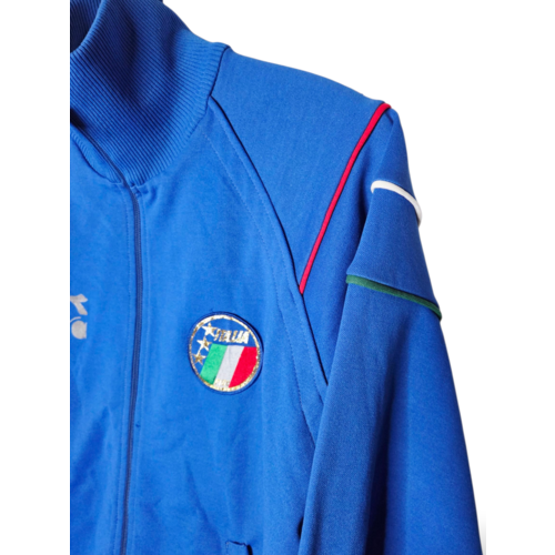 Diadora Original Diadora Vintage-Fußballjacke Italien Weltmeisterschaft 1986