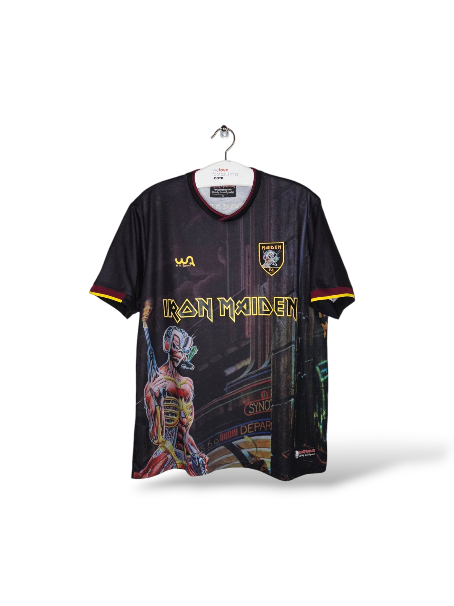 Retro vintage football shirt Iron Maiden - WeLoveFootballShirts.com