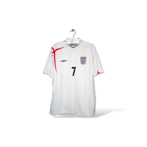 Umbro Originelles Retro-Vintage-Fußballtrikot England Fußball-Weltmeisterschaft 2006