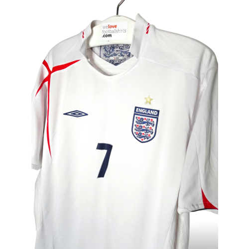 Umbro Originelles Retro-Vintage-Fußballtrikot England Fußball-Weltmeisterschaft 2006
