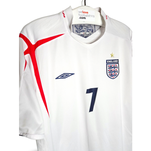 Umbro Originelles Retro-Vintage-Fußballtrikot England Fußball-Weltmeisterschaft 2006