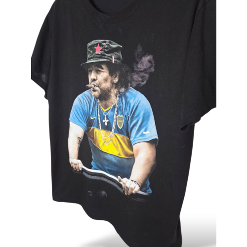 Fanwear Original Fanwear Baumwoll-Fußball-Vintage-T-Shirt CA Boca Juniors