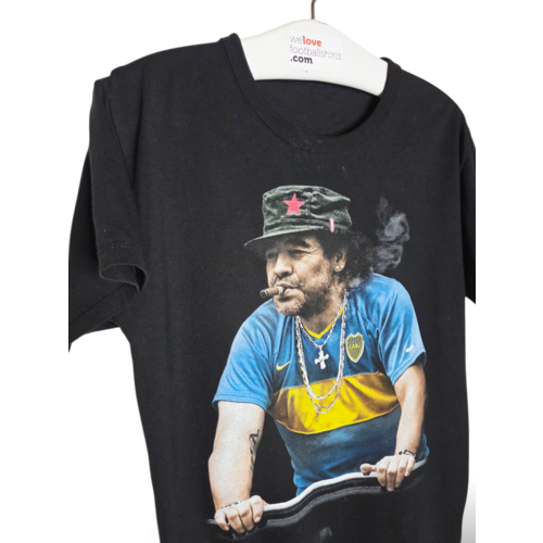 Fanwear Original Fanwear Baumwoll-Fußball-Vintage-T-Shirt CA Boca Juniors