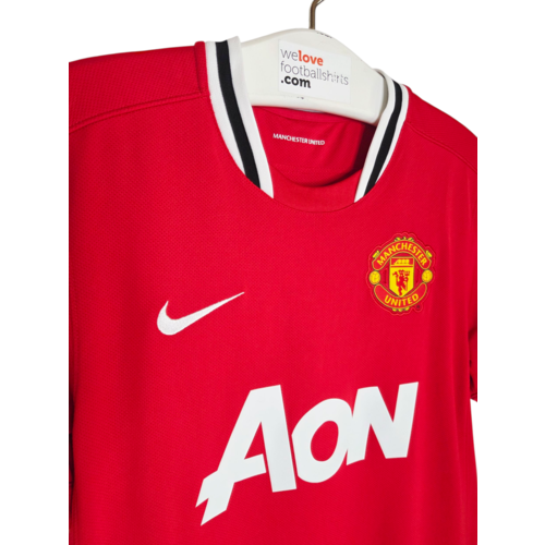 Nike Originelles Retro-Vintage-Fußballtrikot Manchester United 2011/12