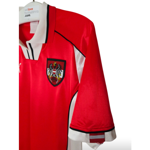 Puma Originelles Retro-Vintage-Fußballtrikot Österreich 1998/00