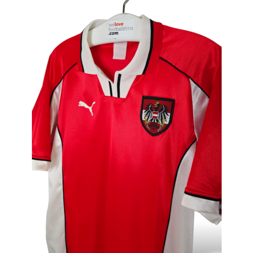 Puma Originelles Retro-Vintage-Fußballtrikot Österreich 1998/00