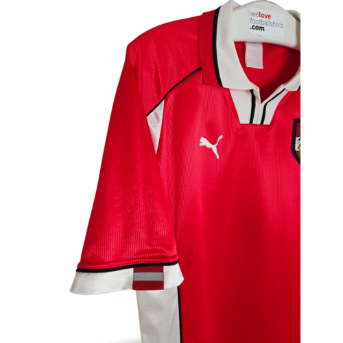 Puma Originelles Retro-Vintage-Fußballtrikot Österreich 1998/00