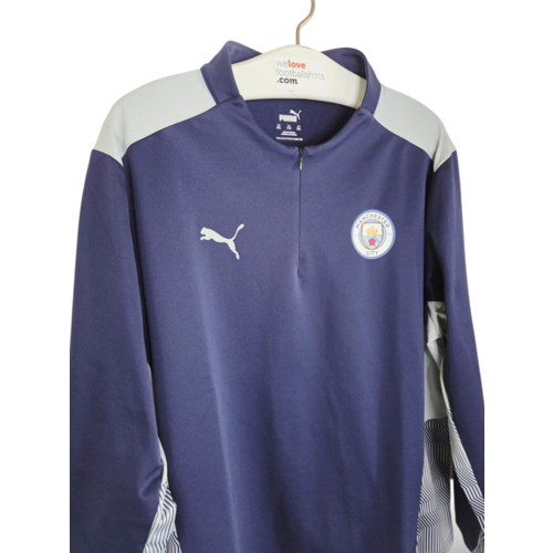 Puma Original Puma Football Sweater 1/4 zip Manchester City 2021/22