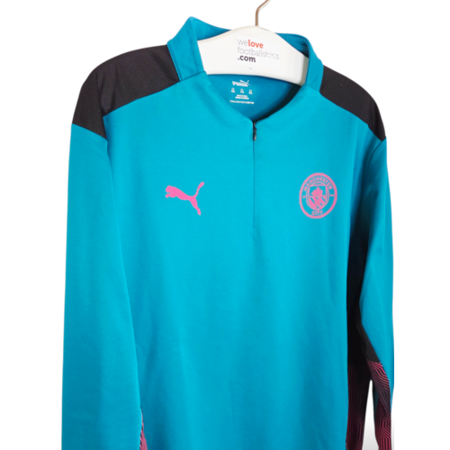 Puma Original Puma Football Sweater 1/4 zip Manchester City 2021/22