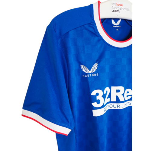 Castore Origineel retro vintage voetbalshirt Rangers FC 2022/23