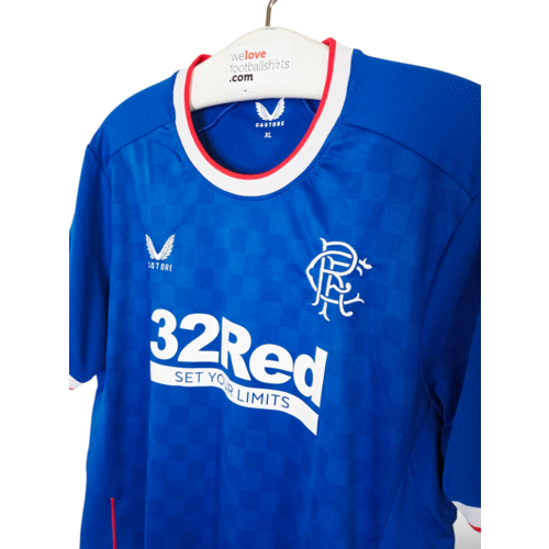 Castore Origineel retro vintage voetbalshirt Rangers FC 2022/23