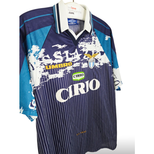 Umbro Originelles Retro-Vintage-Fußballtrikot S.S. Lazio 1996/97