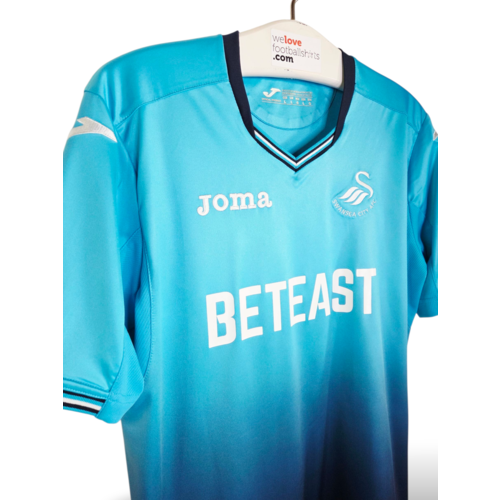 Joma Origineel retro vintage voetbalshirt Swansea City 2016/17