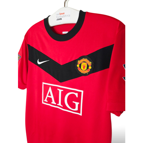 Nike Origineel Nike Matchworn voetbalshirt Manchester United 2009/10
