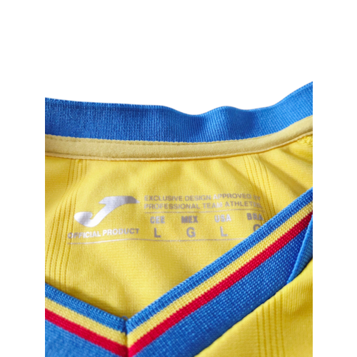 Joma Originelles Retro-Vintage-Fußballtrikot Rumänien EURO 2016