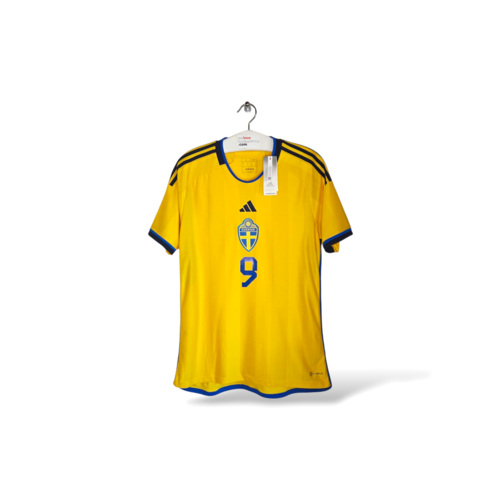 Adidas Originelles Retro-Vintage-Fußballtrikot Schweden 2022/23 Adidas Originelles Retro-Vintage-Fußballtrikot Schweden 2022/23