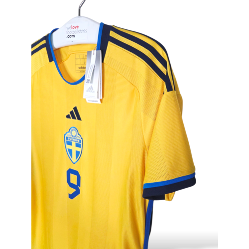 Adidas Originelles Retro-Vintage-Fußballtrikot Schweden 2022/23 Adidas Originelles Retro-Vintage-Fußballtrikot Schweden 2022/23