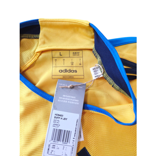 Adidas Originelles Retro-Vintage-Fußballtrikot Schweden 2022/23 Adidas Originelles Retro-Vintage-Fußballtrikot Schweden 2022/23