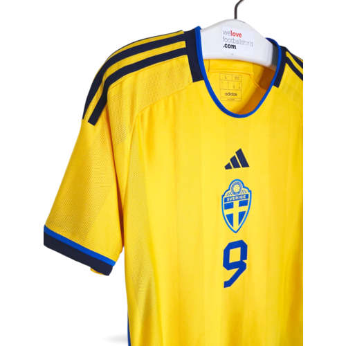 Adidas Originelles Retro-Vintage-Fußballtrikot Schweden 2022/23 Adidas Originelles Retro-Vintage-Fußballtrikot Schweden 2022/23
