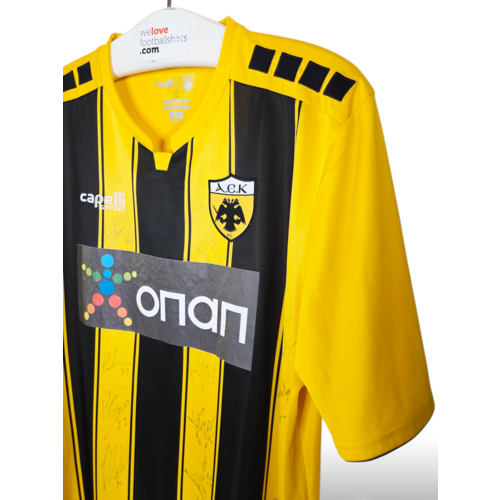 Capelli Sport Original Capelli Sport signed AEK Athens F.C. 2018/19 football shirt