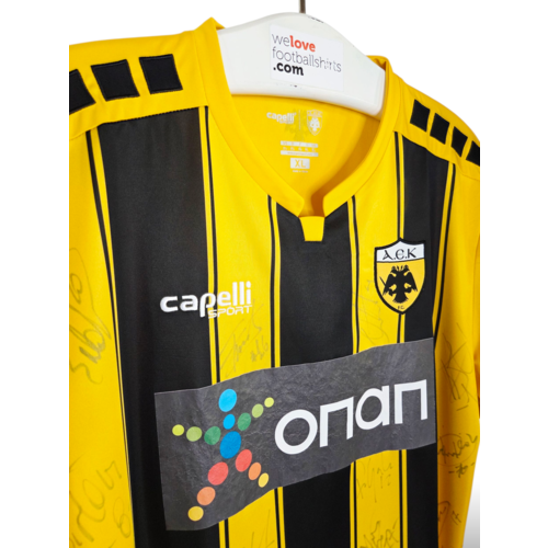 Capelli Sport Original Capelli Sport signed AEK Athens F.C. 2018/19 football shirt