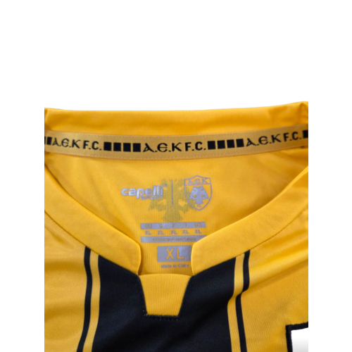 Capelli Sport Original Capelli Sport signed AEK Athens F.C. 2018/19 football shirt