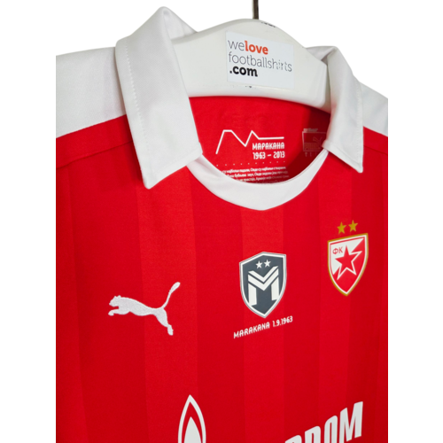 Puma Origineel retro vintage voetbalshirt Rode Ster Belgrado 2013/14 Puma Origineel retro vintage voetbalshirt Rode Ster Belgrado 2013/14