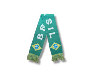 Maillots de foot vintage / rétro - The Football Market - Echarpe de football collector Brésil 1998