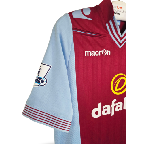 Macron Origineel Macron Match-Issue voetbalshirt Aston Villa 2013/14 Macron Origineel Macron Match-Issue voetbalshirt Aston Villa 2013/14