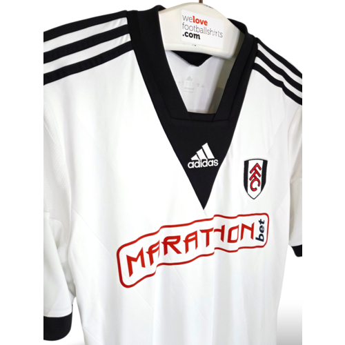 Adidas Original Adidas Matchworn and Signed Fulham 2013/14 Football Shirt Adidas Original Adidas Matchworn and Signed Fulham 2013/14 Football Shirt