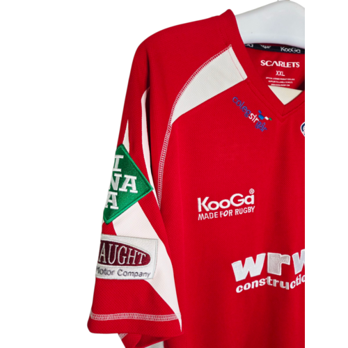 Kooga Original KooGa vintage rugby jersey Scarlets 2008/09 Kooga Original KooGa vintage rugby jersey Scarlets 2008/09