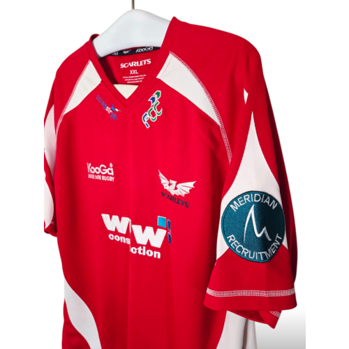 Kooga Original KooGa vintage rugby jersey Scarlets 2008/09 Kooga Original KooGa vintage rugby jersey Scarlets 2008/09