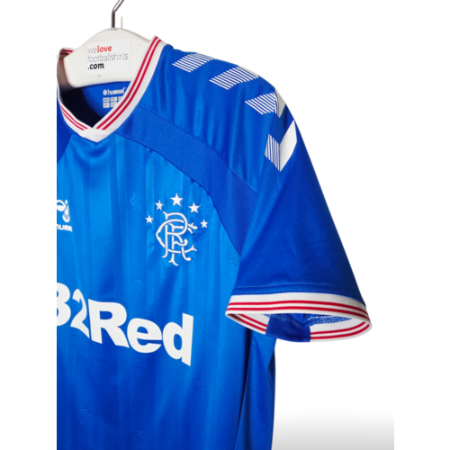 Hummel Originelles Retro-Vintage-Fußballtrikot Rangers FC 2019/20