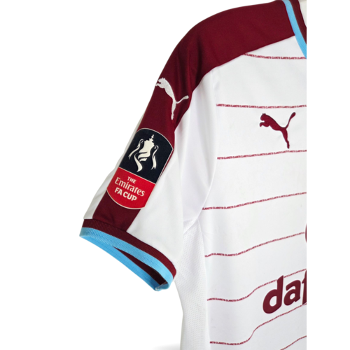 Puma Original Puma Matchworn FA Cup Football Shirt Burnley FC 2017/18