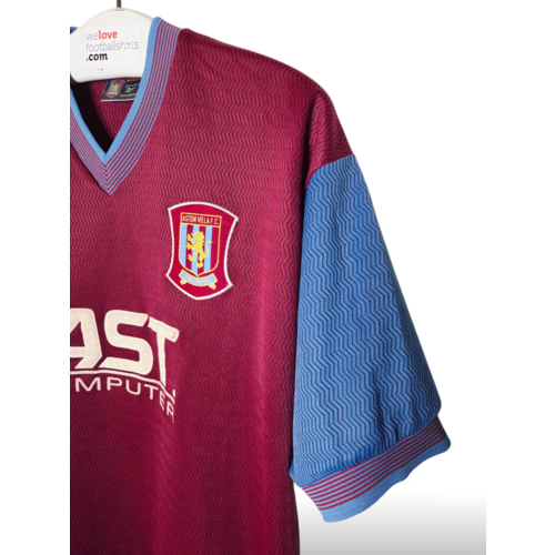 Reebok Originelles Retro-Vintage-Fußballtrikot Aston Villa 1997/98