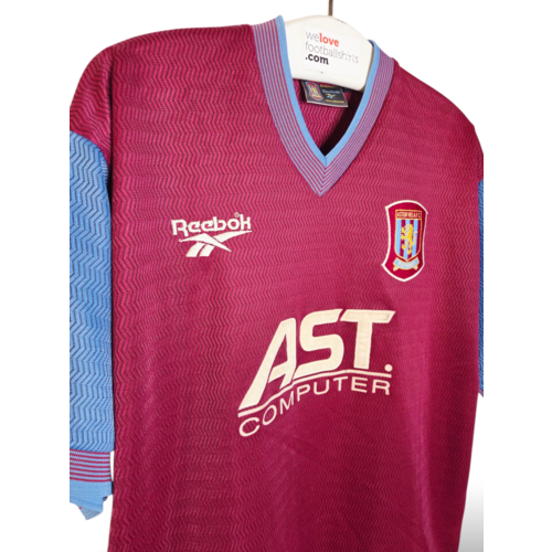 Reebok Originelles Retro-Vintage-Fußballtrikot Aston Villa 1997/98