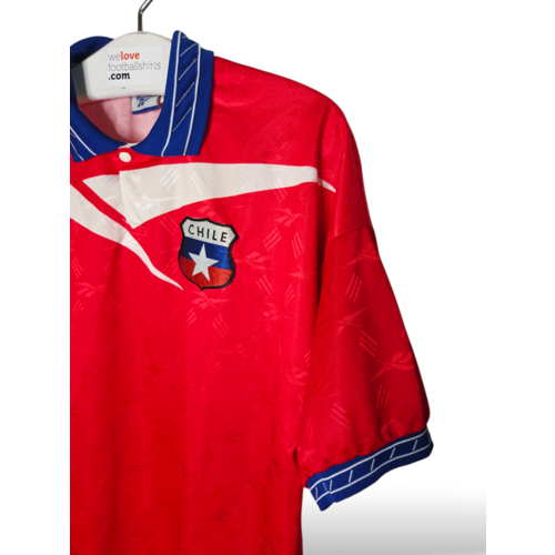 Reebok Originelles Retro-Vintage-Fußballtrikot Chili-Weltmeisterschaft 1998