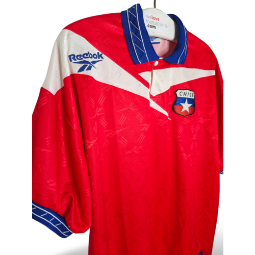 Reebok Originelles Retro-Vintage-Fußballtrikot Chili-Weltmeisterschaft 1998