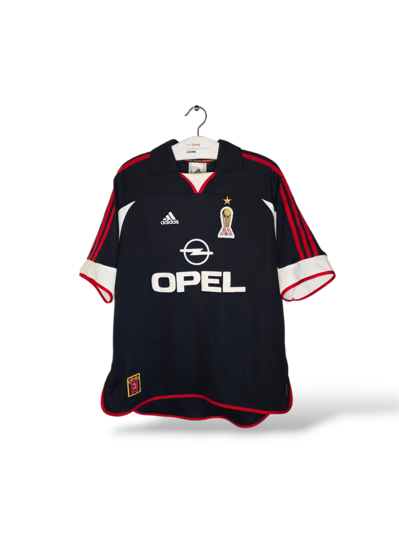 Original retro vintage football shirt AC Milan 1999/00