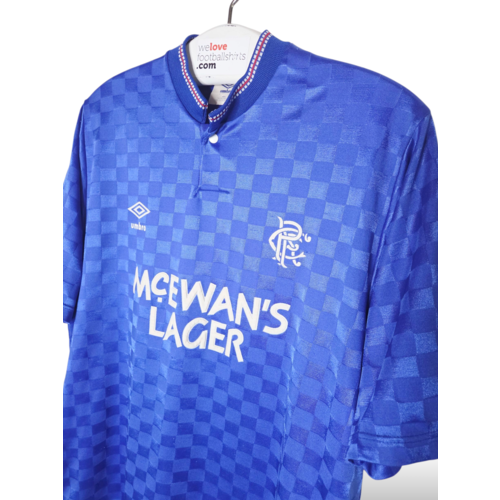 Umbro Original retro vintage football shirt Rangers FC 1987/90