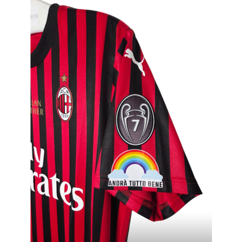 Puma Originelles Retro-Vintage-Fußballtrikot AC Mailand 2019/20