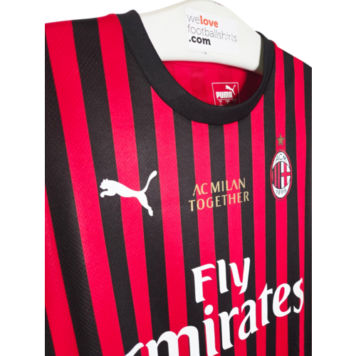 Puma Originelles Retro-Vintage-Fußballtrikot AC Mailand 2019/20