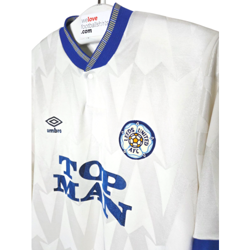 Umbro Originelles Retro-Vintage-Fußballtrikot Leeds United 1990/91