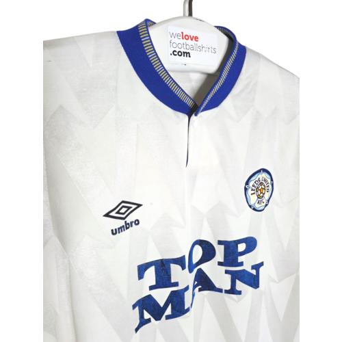 Umbro Originelles Retro-Vintage-Fußballtrikot Leeds United 1990/91