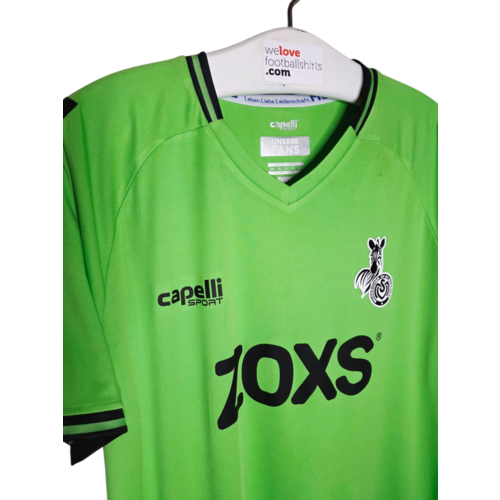 Capelli Sport Originelles Retro-Vintage-Fußballtrikot MSV Duisburg 2021/22